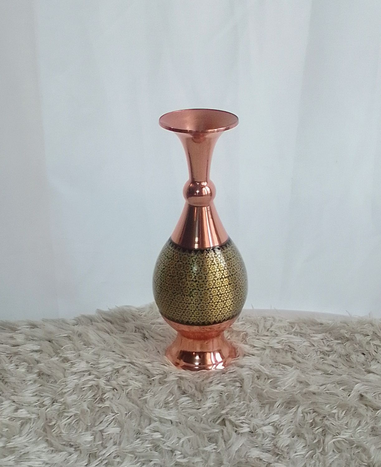 گلدان مس و خاتم ۲۵cm